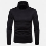 Men’s Slim Fit Turtleneck Sweater – Autumn Winter Stretch