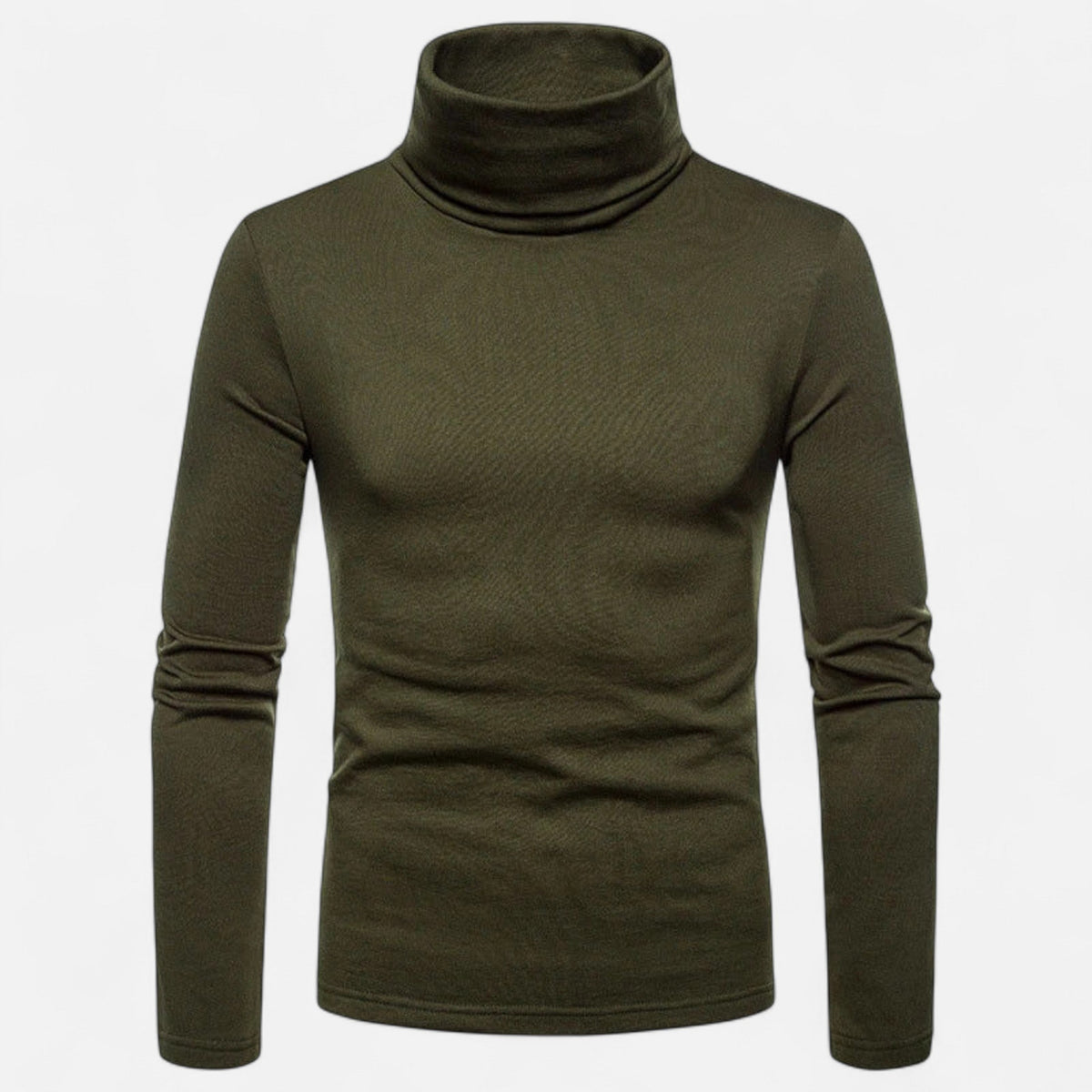 Men’s Slim Fit Turtleneck Sweater – Autumn Winter Stretch
