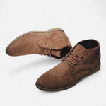 Men’s Suede Chelsea Boots — Khaki Heritage
