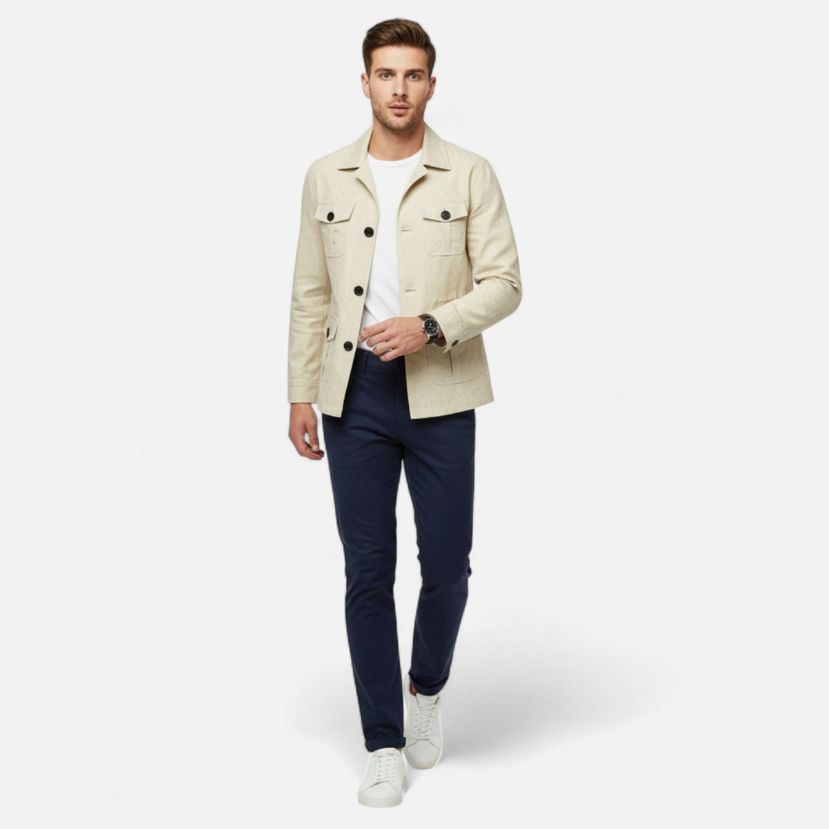 Men’s Cargo Jacket | Autumn/Winter Utility Outerwear