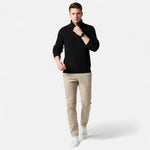 Men’s Wool-Blend Half-Zip Sweater