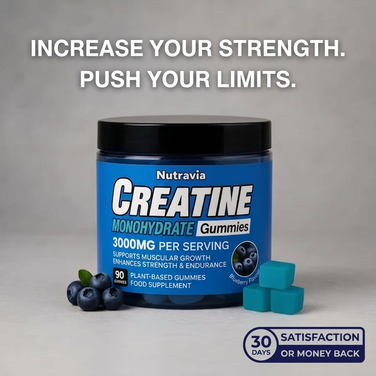 Creatine Gummies – Blueberry