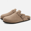 Men’s Suede Mules – Sculpted Clog-Inspired Comfort