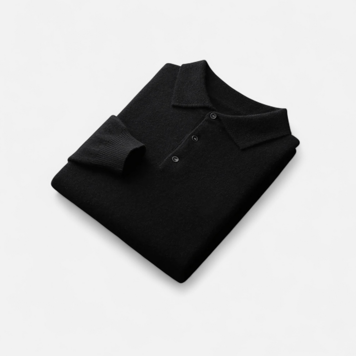 Men’s Merino Wool Polo Sweater