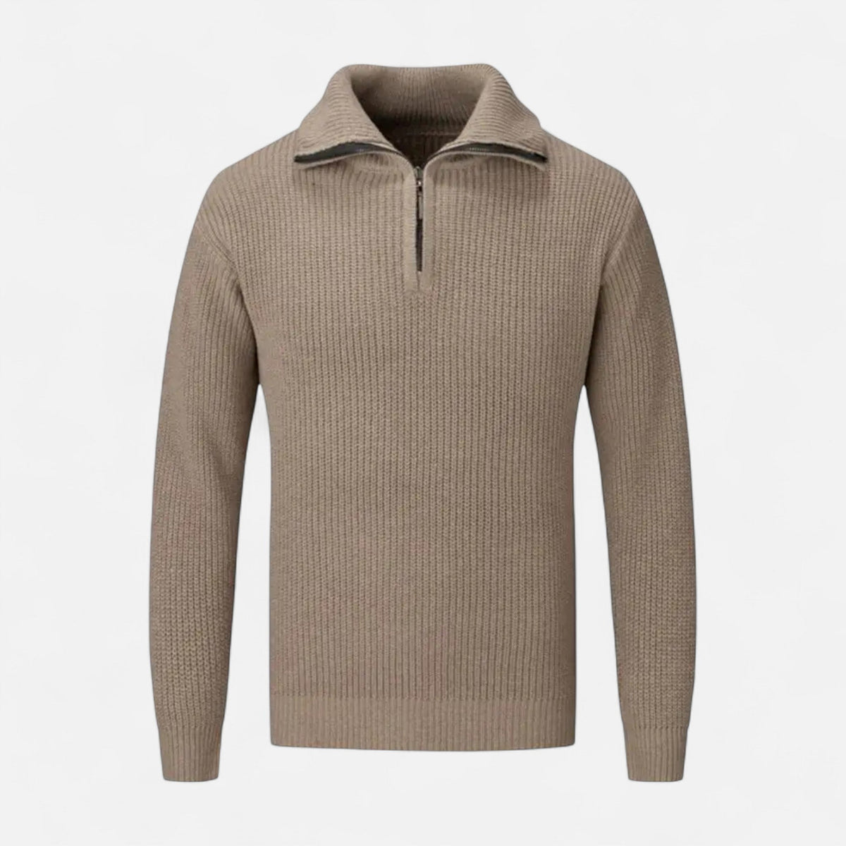 Men’s Wool-Blend Half-Zip Sweater