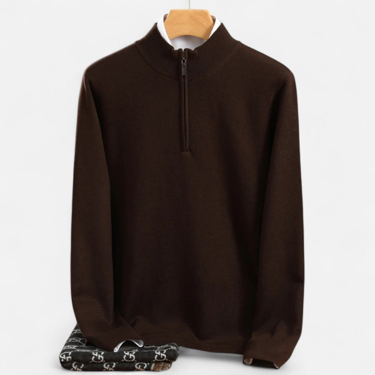 Men’s Merino Wool Half-Zip Sweater