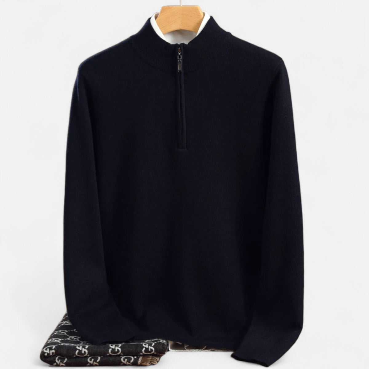 Men’s Merino Wool Half-Zip Sweater