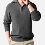 Men’s Wool-Blend Half-Zip Sweater