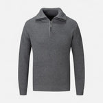 Men’s Wool-Blend Half-Zip Sweater