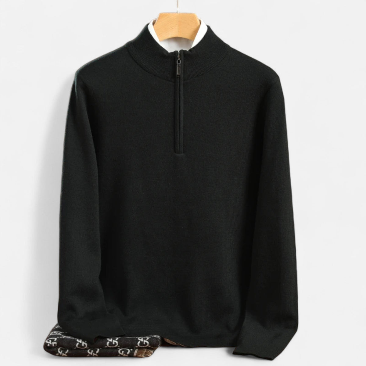 Men’s Merino Wool Half-Zip Sweater