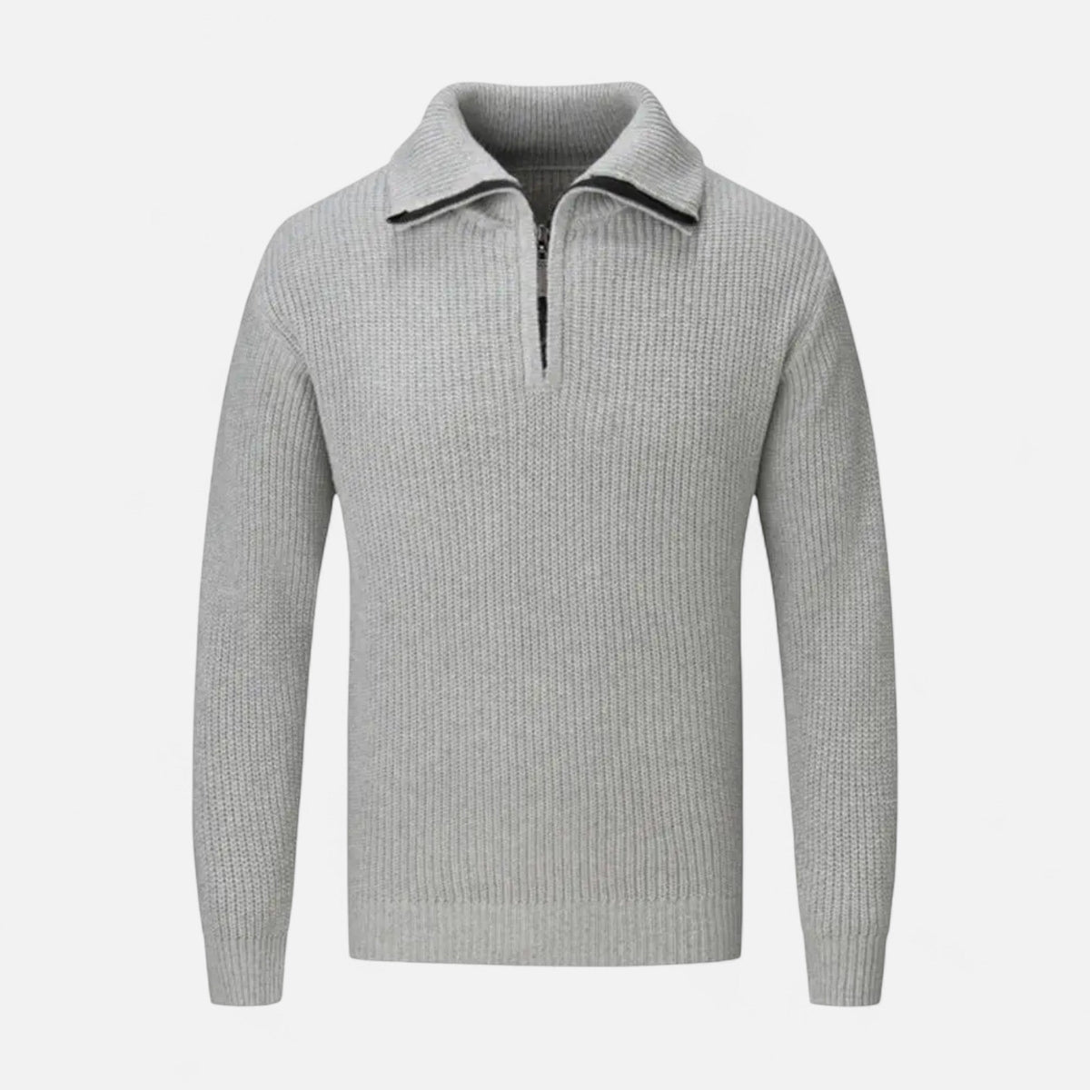Men’s Wool-Blend Half-Zip Sweater
