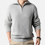Men’s Wool-Blend Half-Zip Sweater