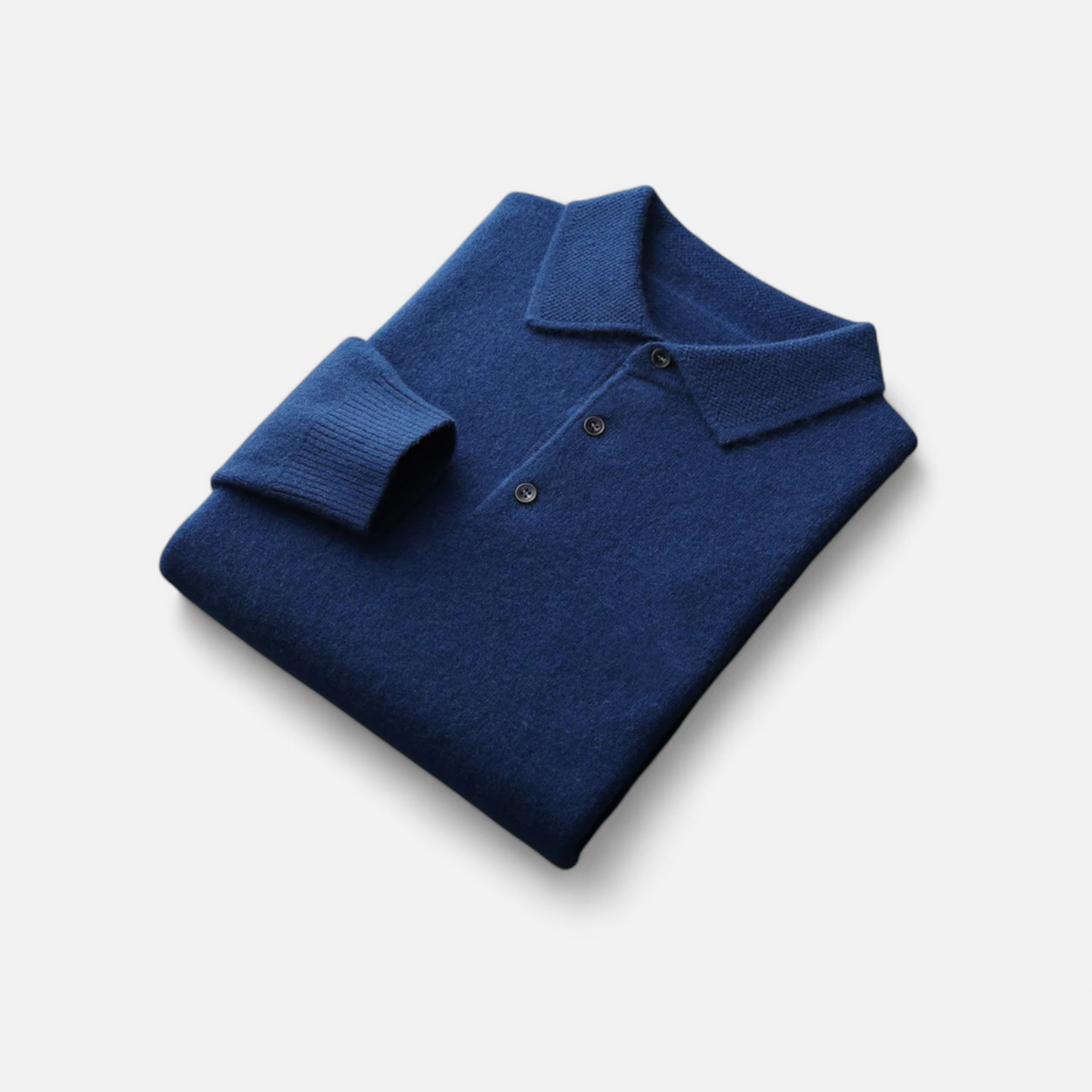 Men’s Merino Wool Polo Sweater